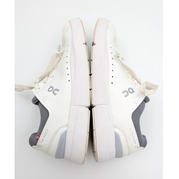 On The Roger Advantage Men's Running Sneaker Shoes White Fossil Size US7 EU40 - Picture 9 of 13